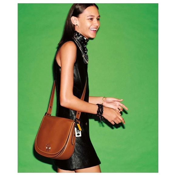 Coach X Disney Mickey Mouse 75th Anniversary 1941 Saddle Bag Limited Edition - Picture 1 of 11